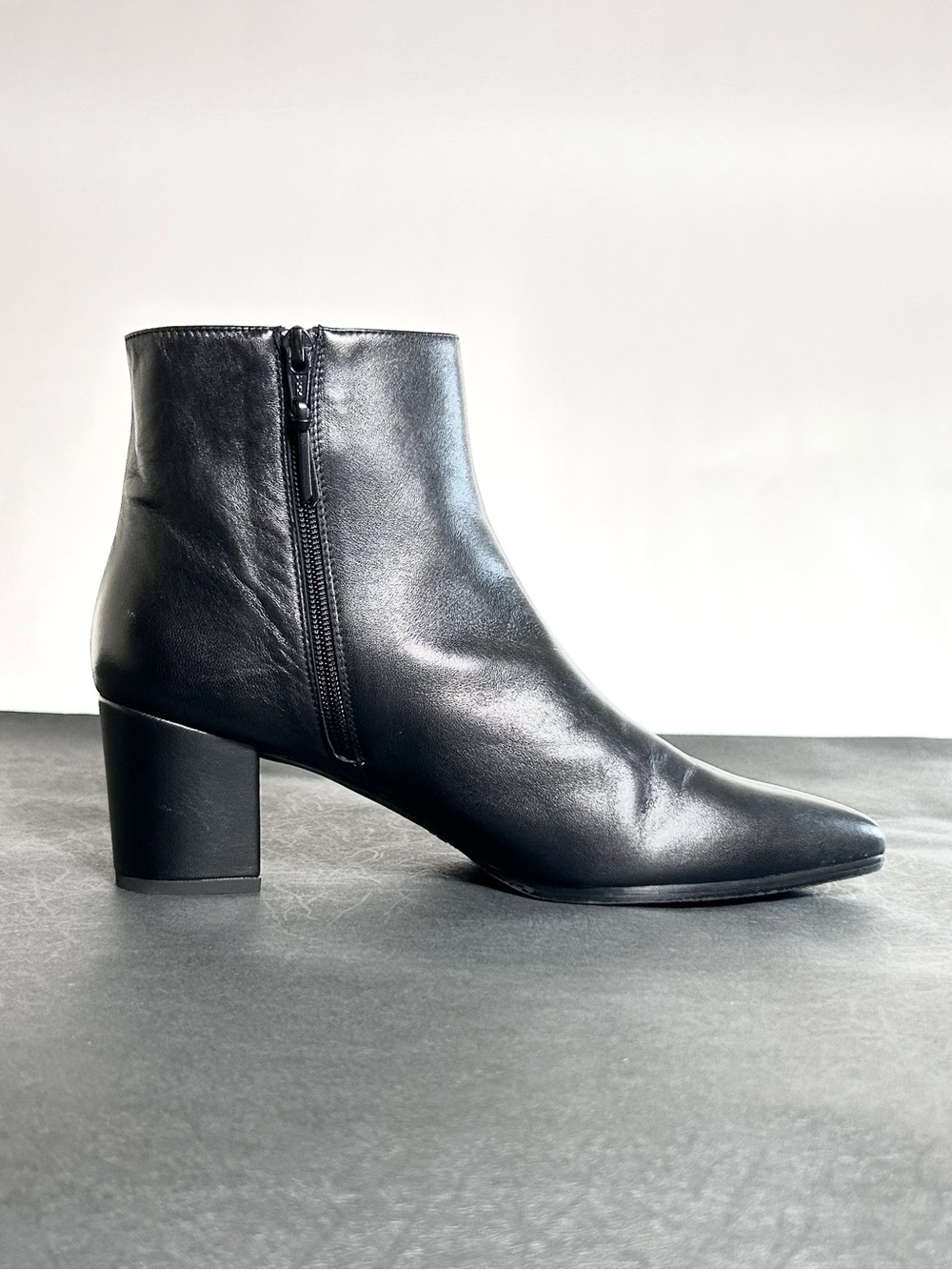 Stuart Weitzman block heel ankle boots
